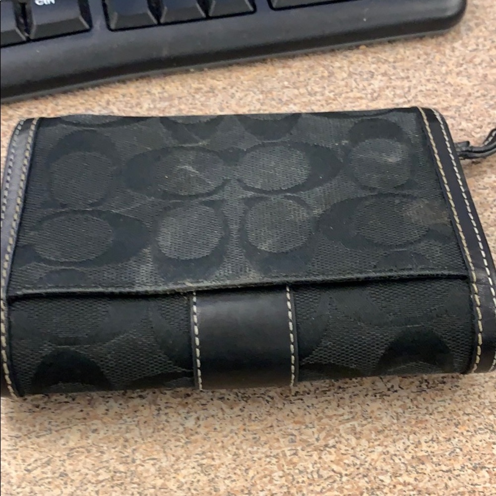 Black Coach wallet